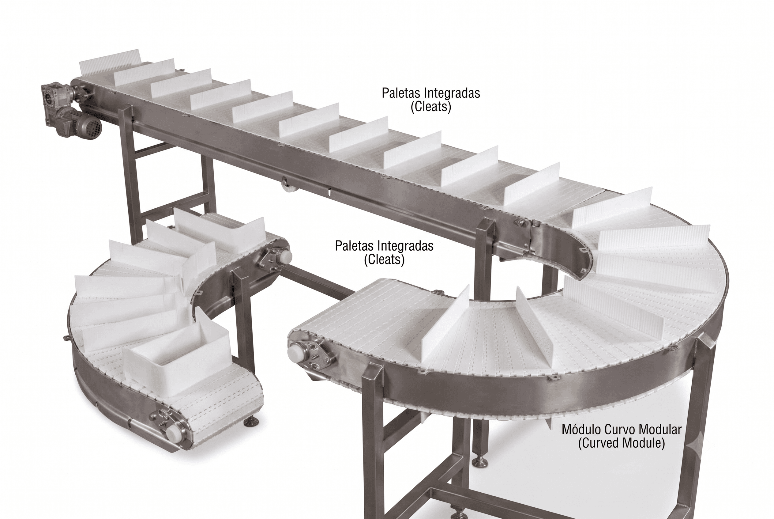 Bandas Modulares con Paletas