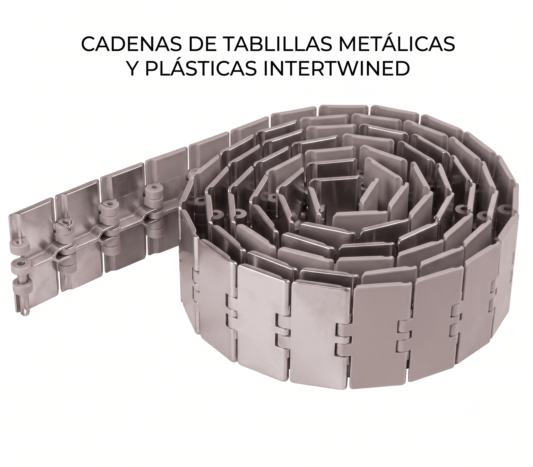 Cadenas de Tablillas, Metálicas y Plásticas
