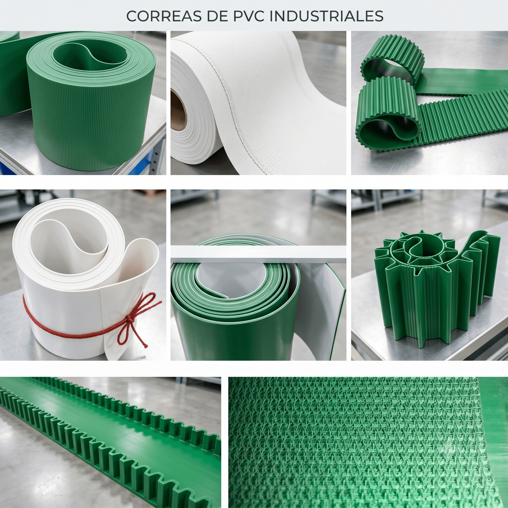 Correas de PVC